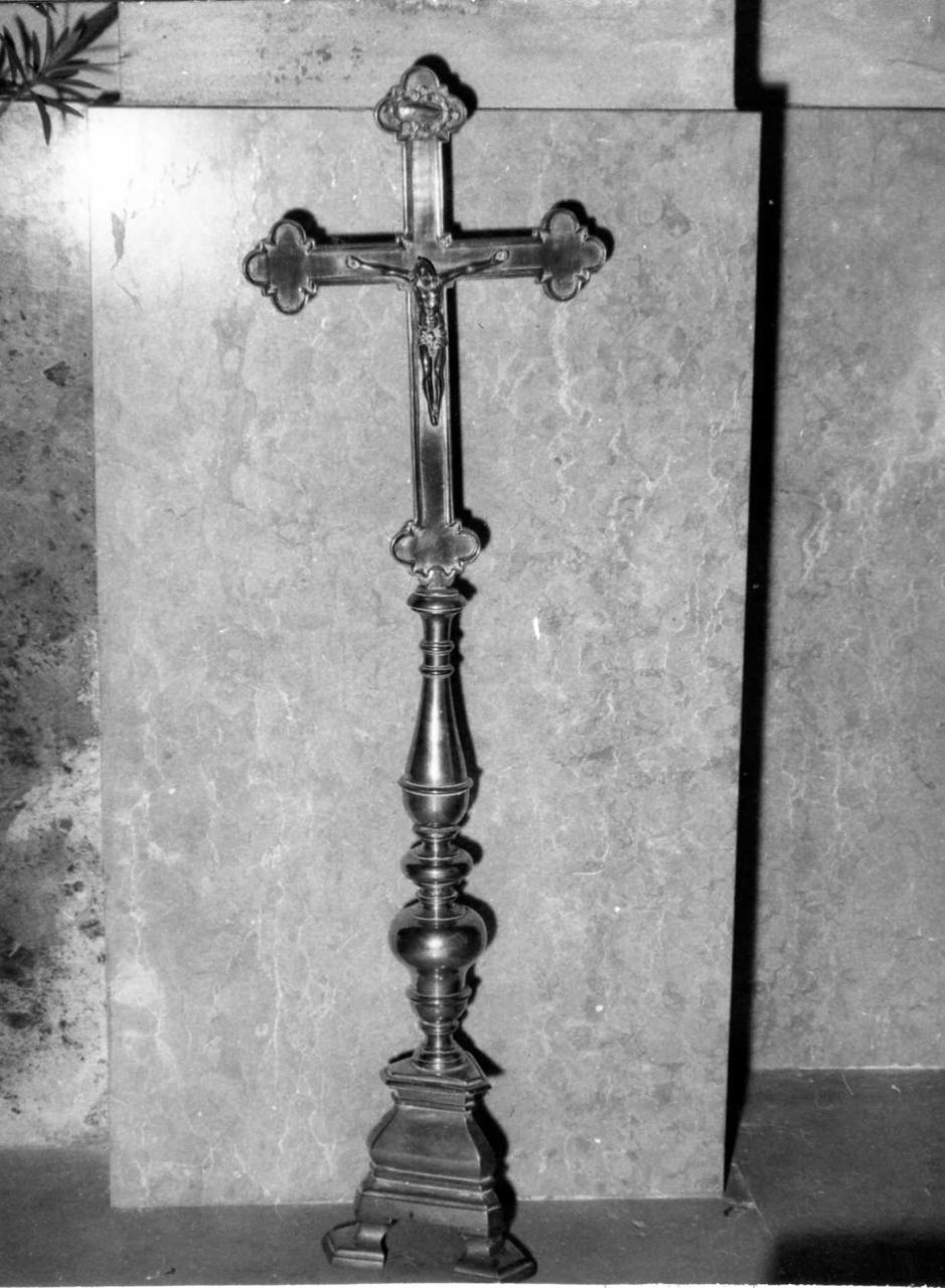 croce d'altare - bottega bolognese (metà sec. XIX)