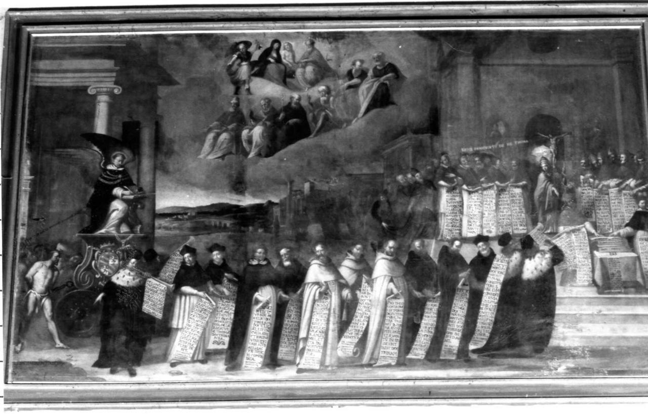 trionfo del Rosario (dipinto) - ambito bolognese (primo quarto sec. XVII)