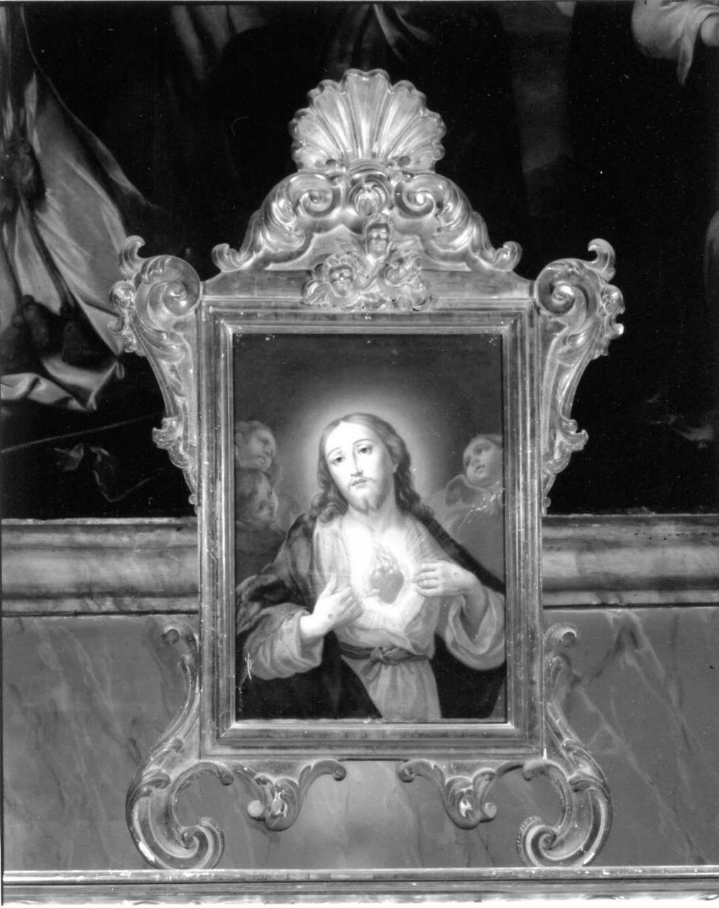 Sacro Cuore di Gesù (quadro d'altare) - ambito emiliano (primo quarto sec. XIX)