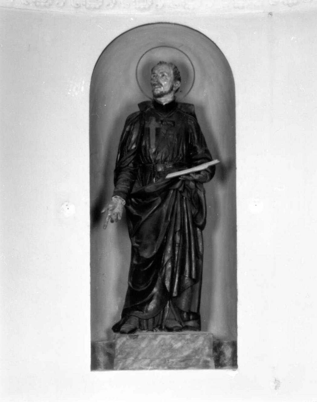 San Camillo de Lellis (statua) di Del Rio Vincenzo (sec. XIX)