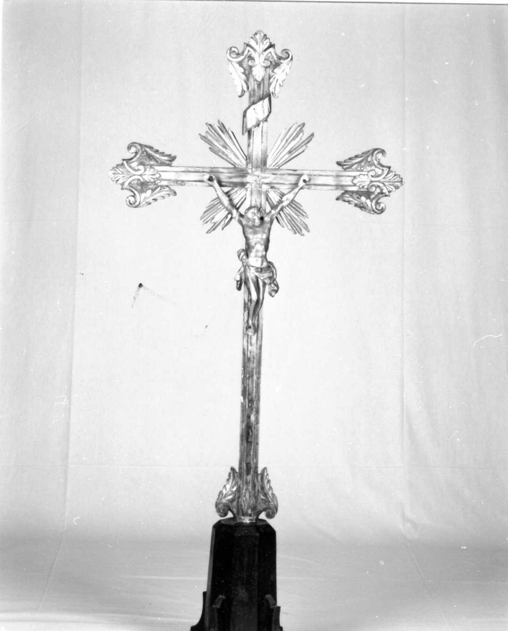 croce d'altare - bottega emiliana (prima metà sec. XVIII)