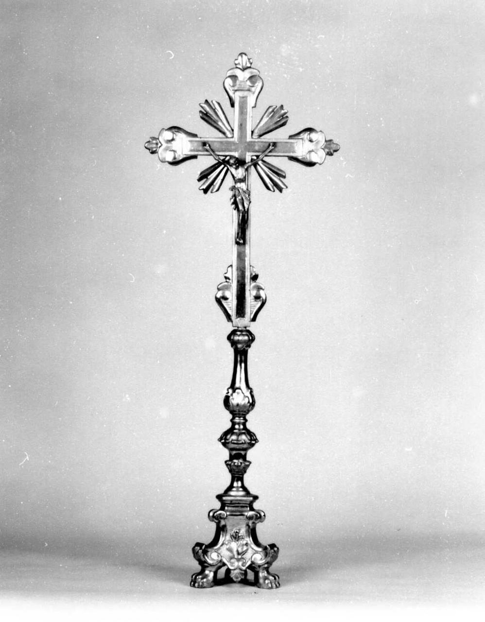 croce d'altare - bottega emiliana (prima metà sec. XIX)