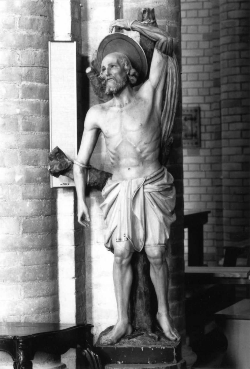 San Bartolomeo è scorticato vivo (statua) - bottega emiliana (?) (secondo quarto sec. XX)