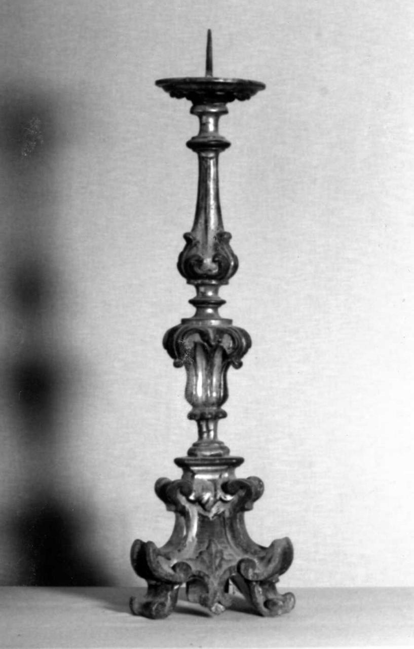 candeliere, serie - bottega emiliana (prima metà sec. XVIII)