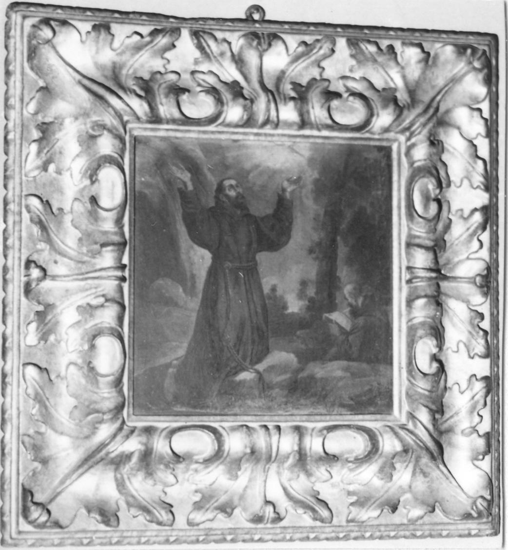 San Francesco d'Assisi riceve le stimmate (dipinto) - ambito bolognese (inizio sec. XVII)