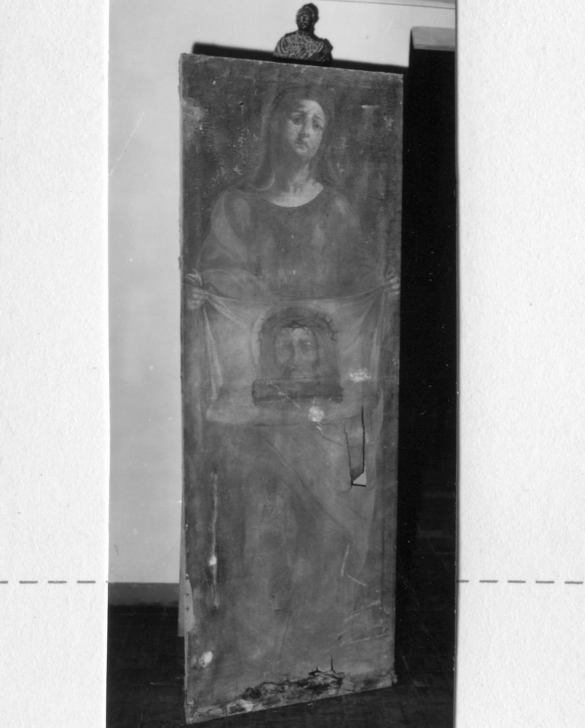 Santa Veronica sostiene il velo (dipinto) - ambito emiliano (seconda metà sec. XVII)
