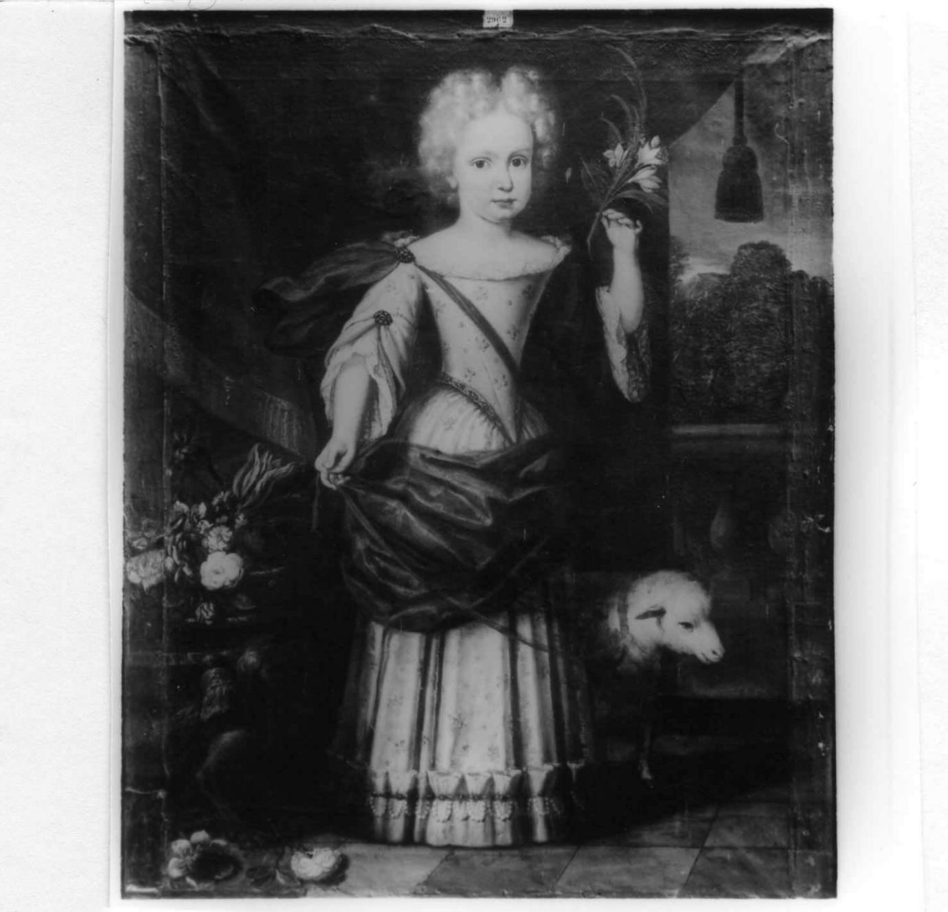 ritratto di principessa estense in abiti da pastorella (dipinto) di Cittadini Pietro Francesco detto Milanese (maniera) (inizio sec. XVIII)