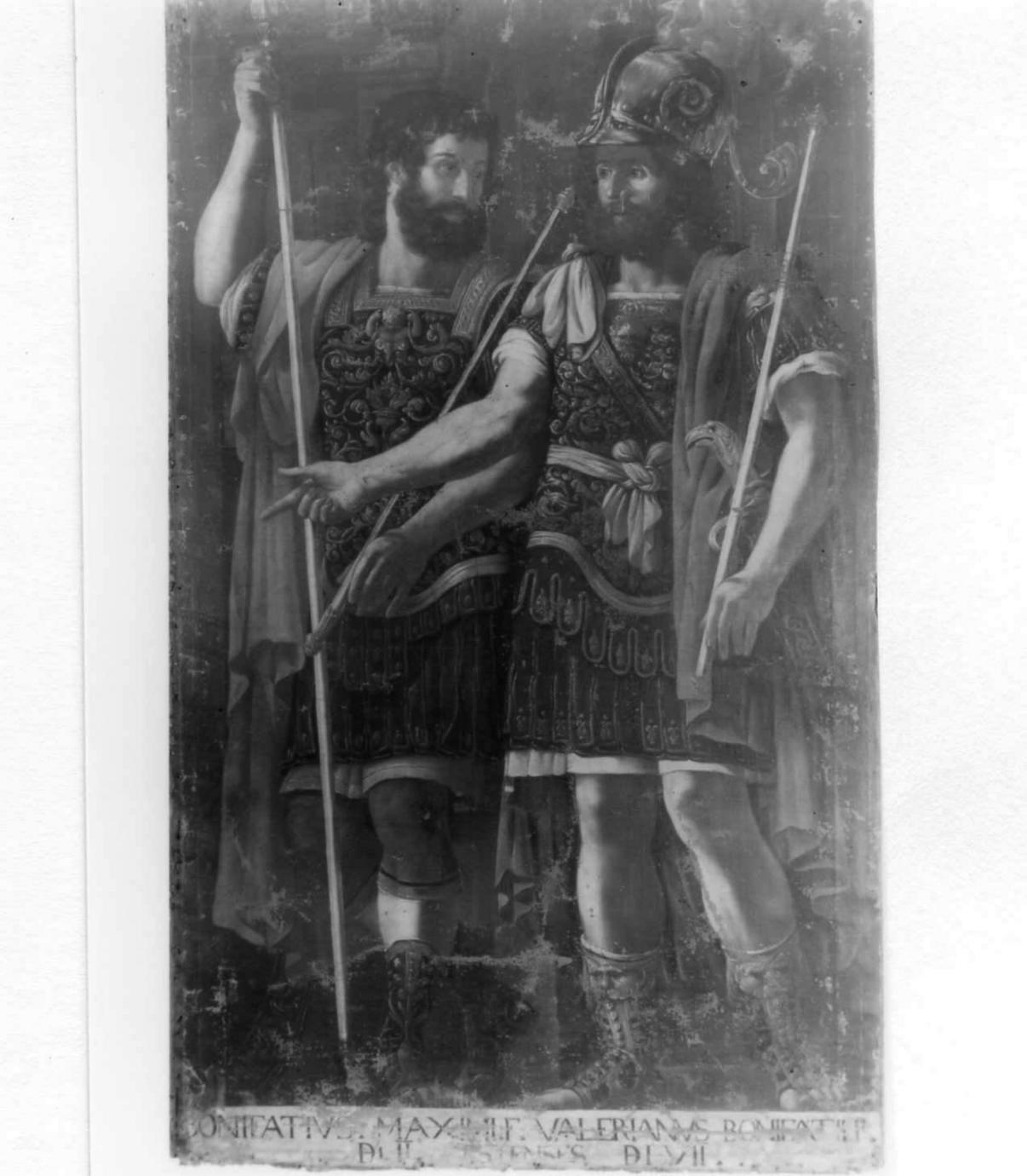 Bonifacio il grande e Valeriano Bonifacio (dipinto) - ambito modenese (sec. XVII)