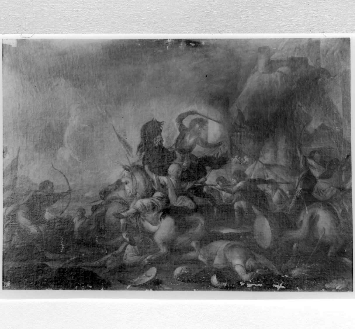 battaglia (dipinto) - ambito italiano (seconda metà sec. XVII)