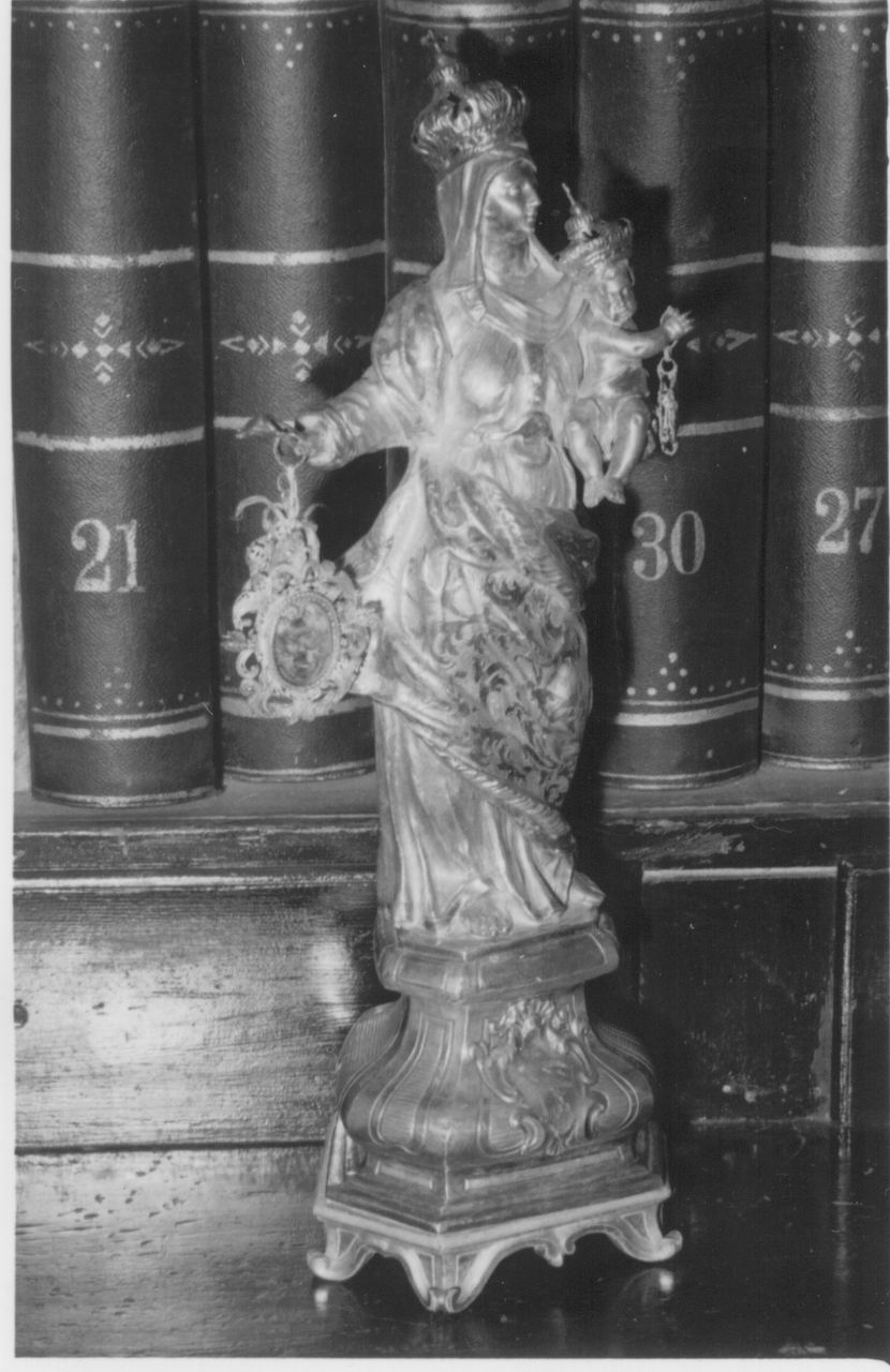 Madonna con Bambino (statuetta) - bottega romana (inizio sec. XVIII)