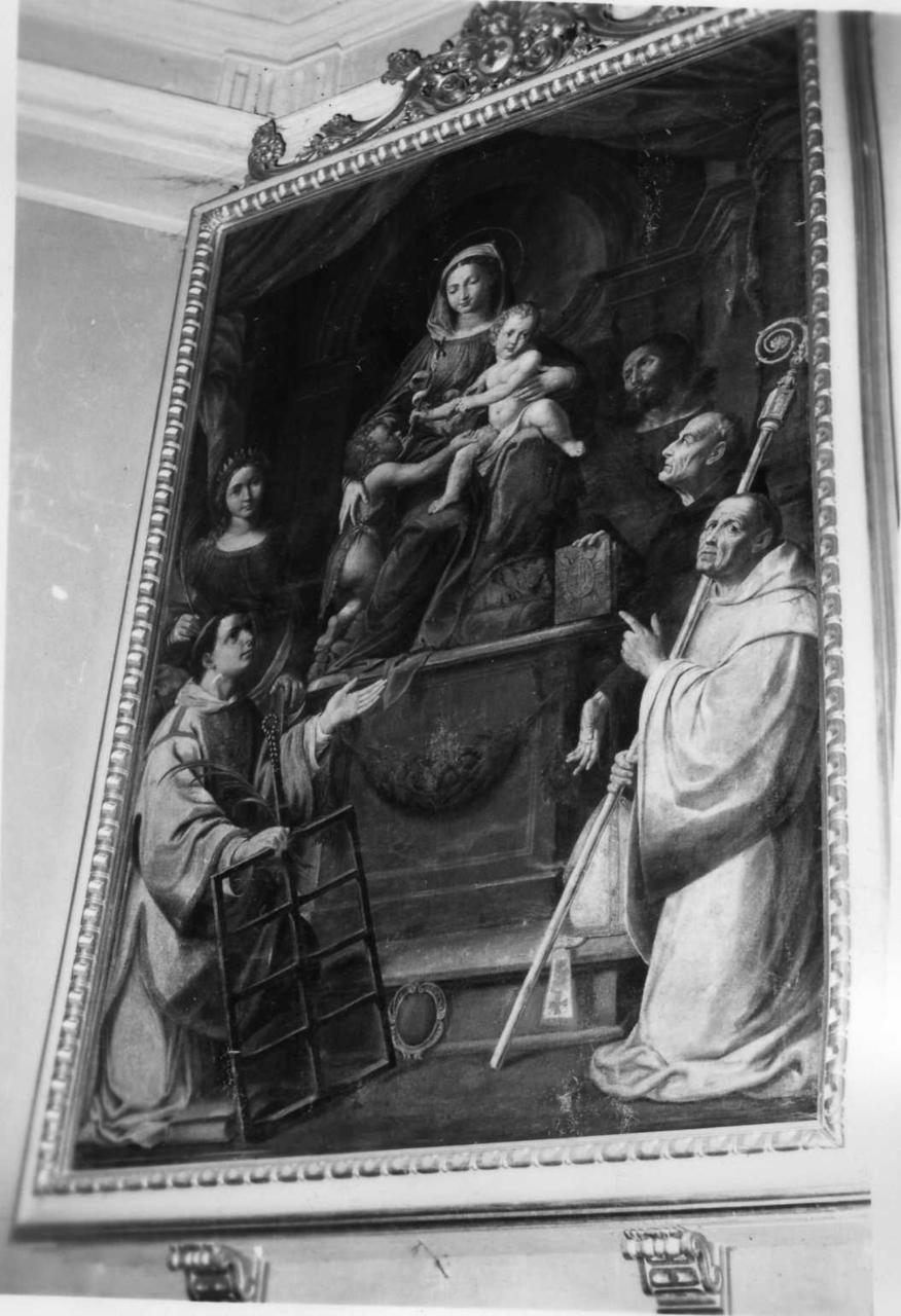 Madonna in trono e Santi (dipinto) - ambito bolognese (seconda metà sec. XVII)