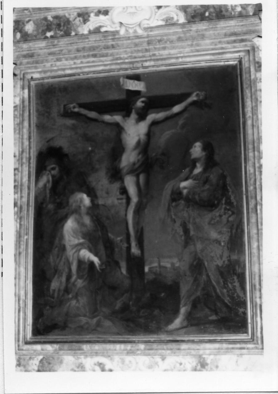 crocifissione di Cristo (dipinto) di Vellani Francesco (prima metà sec. XVIII)