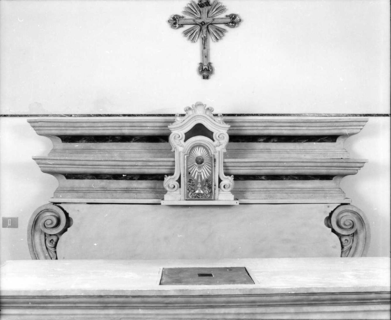 gradino d'altare - bottega emiliana (seconda metà sec. XVIII)