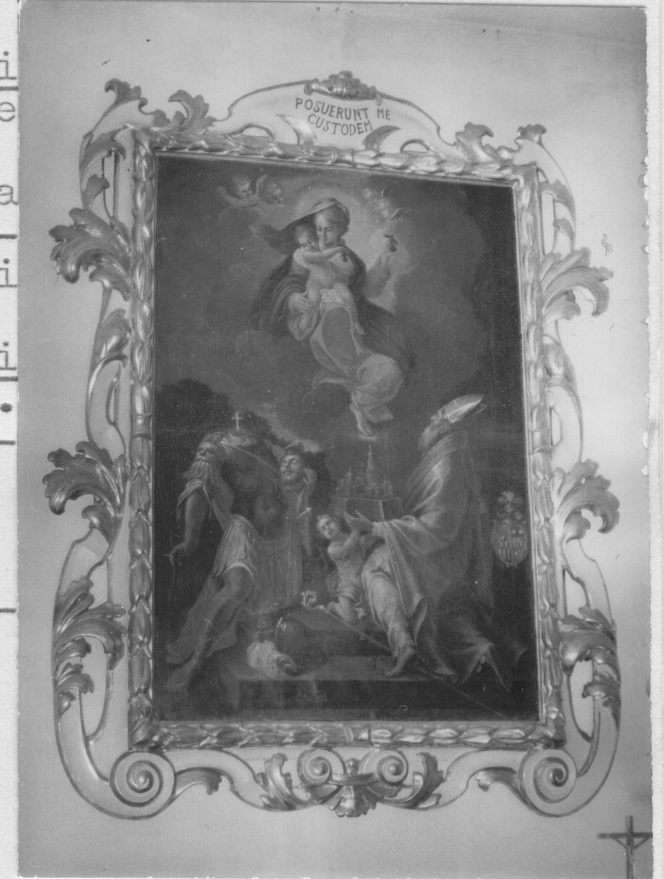 Madonna con Bambino, San Donnino, San Geminiano (dipinto) - ambito modenese (inizio sec. XVIII)