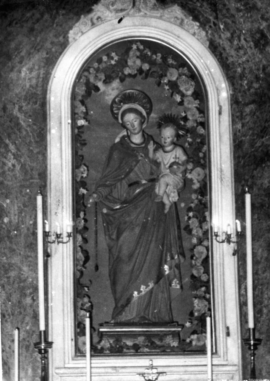 Madonna del Rosario (statua) - manifattura faentina (seconda metà sec. XIX)
