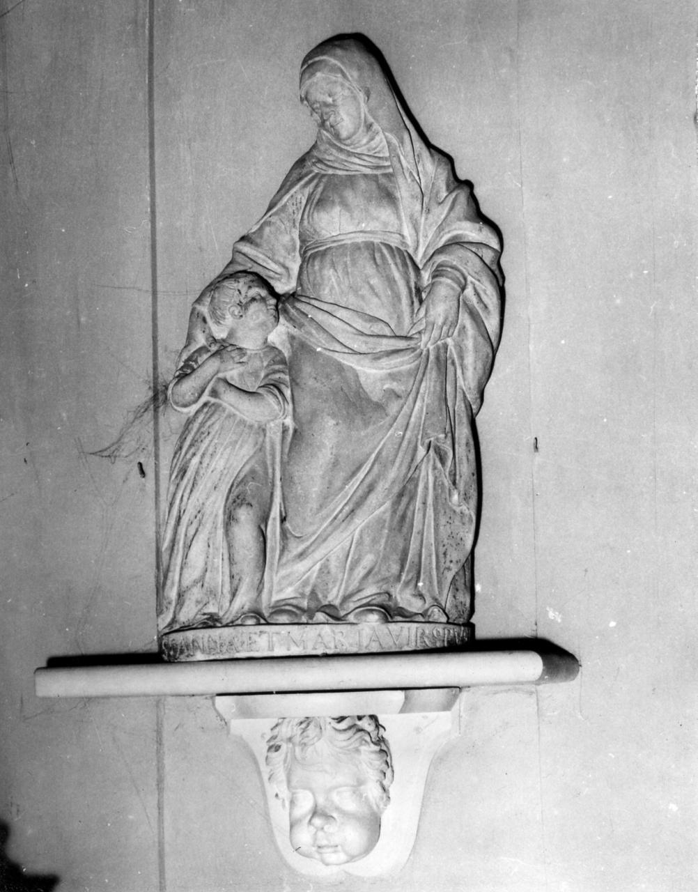 Sant'Anna e la Vergine bambina (statua) di Molli Clemente (metà sec. XVII)