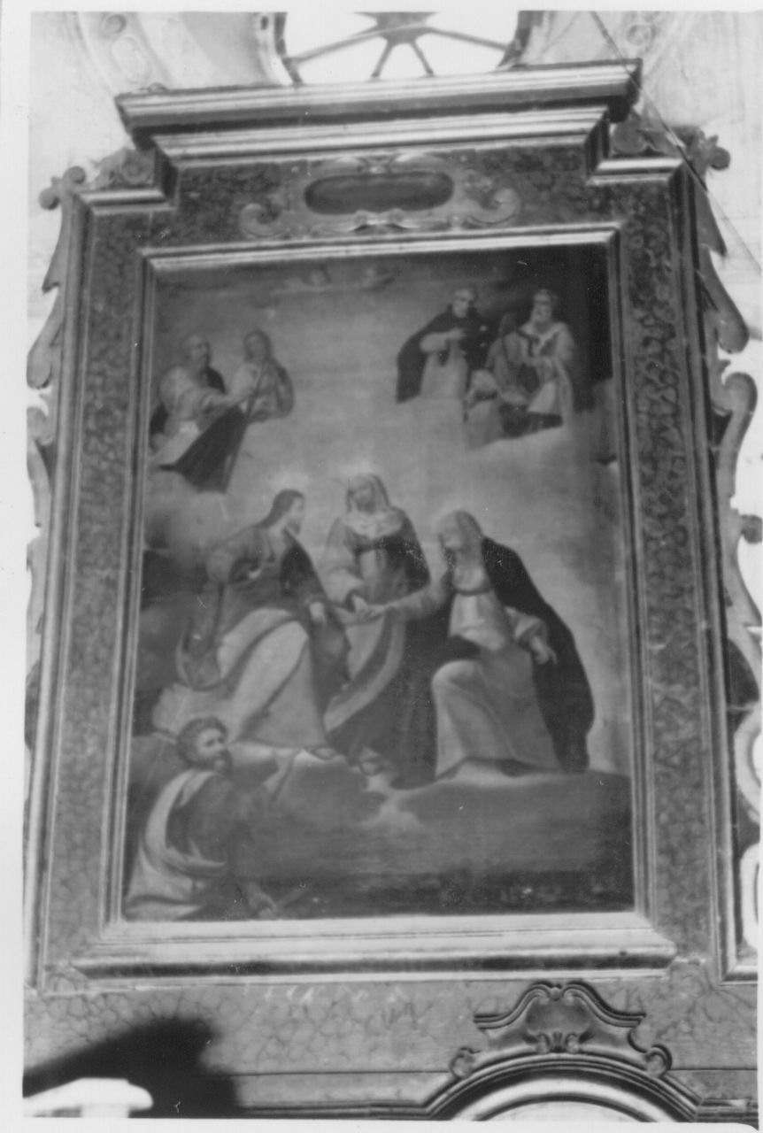 matrimonio mistico di Santa Caterina da Siena (dipinto) - ambito toscano (?) (prima metà sec. XVII)