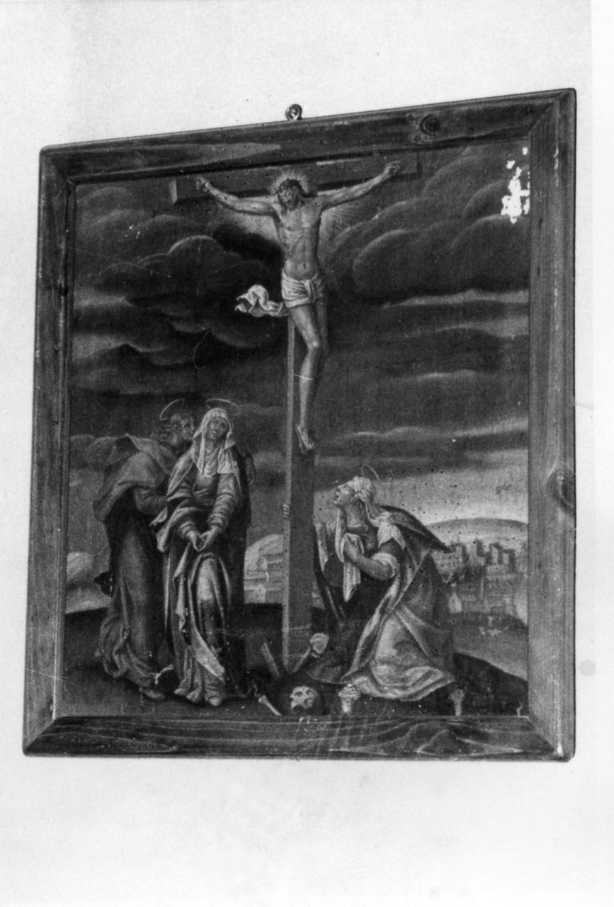 crocifissione (dipinto) di Magnanini Ascanio (attribuito) (fine sec. XVI)