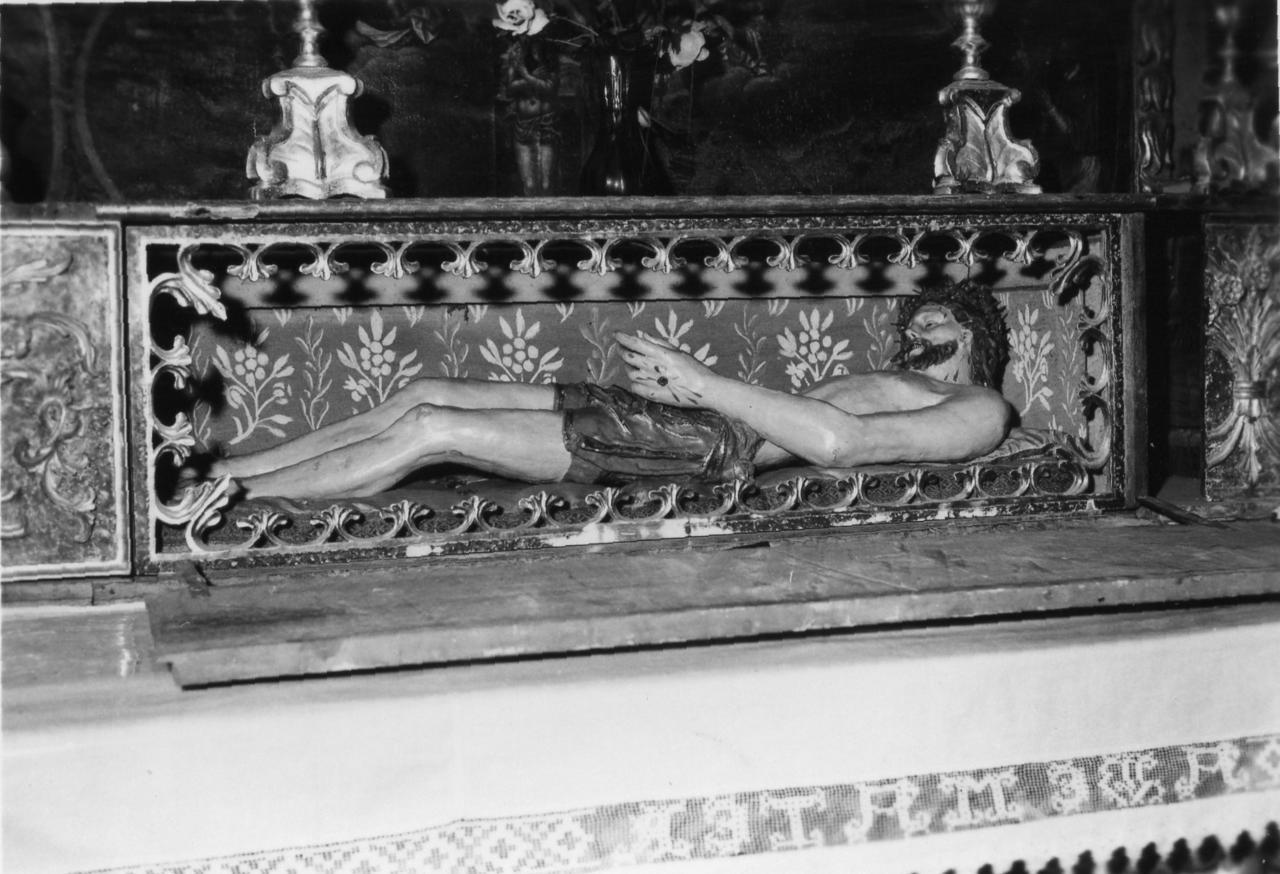 Cristo morto (statua) - bottega modenese (metà sec. XVIII)