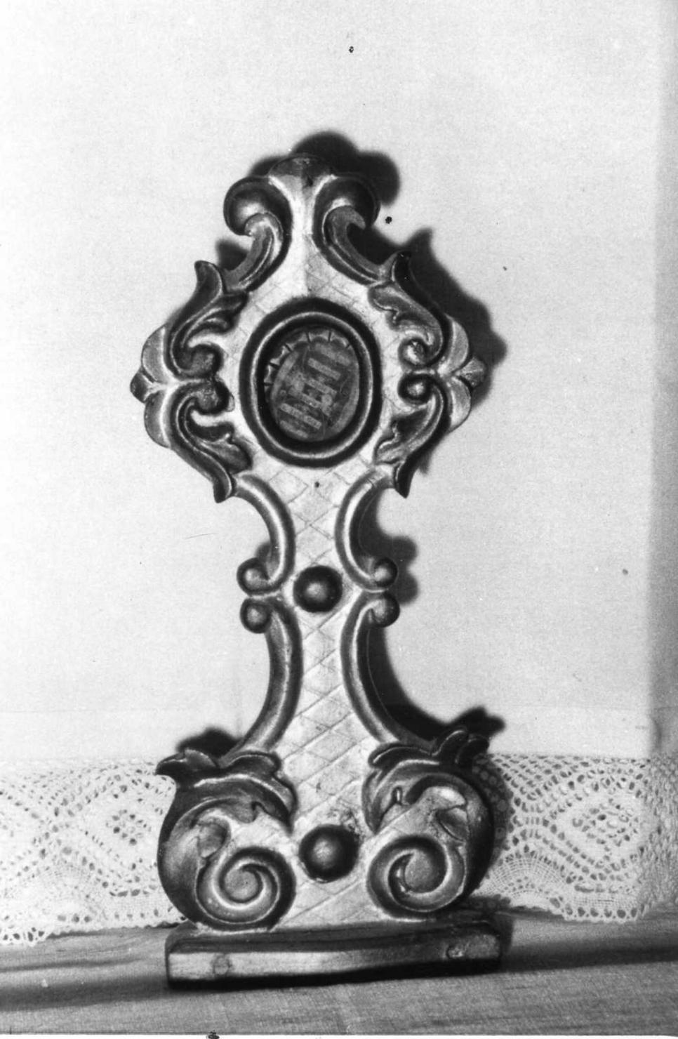 reliquiario - a ostensorio - bottega modenese (prima metà sec. XIX)
