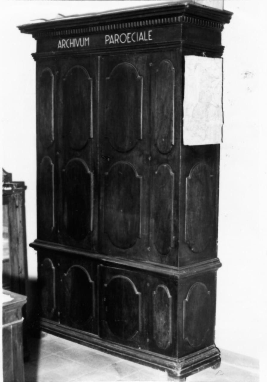 armadio per archivi - bottega modenese (fine sec. XVII)