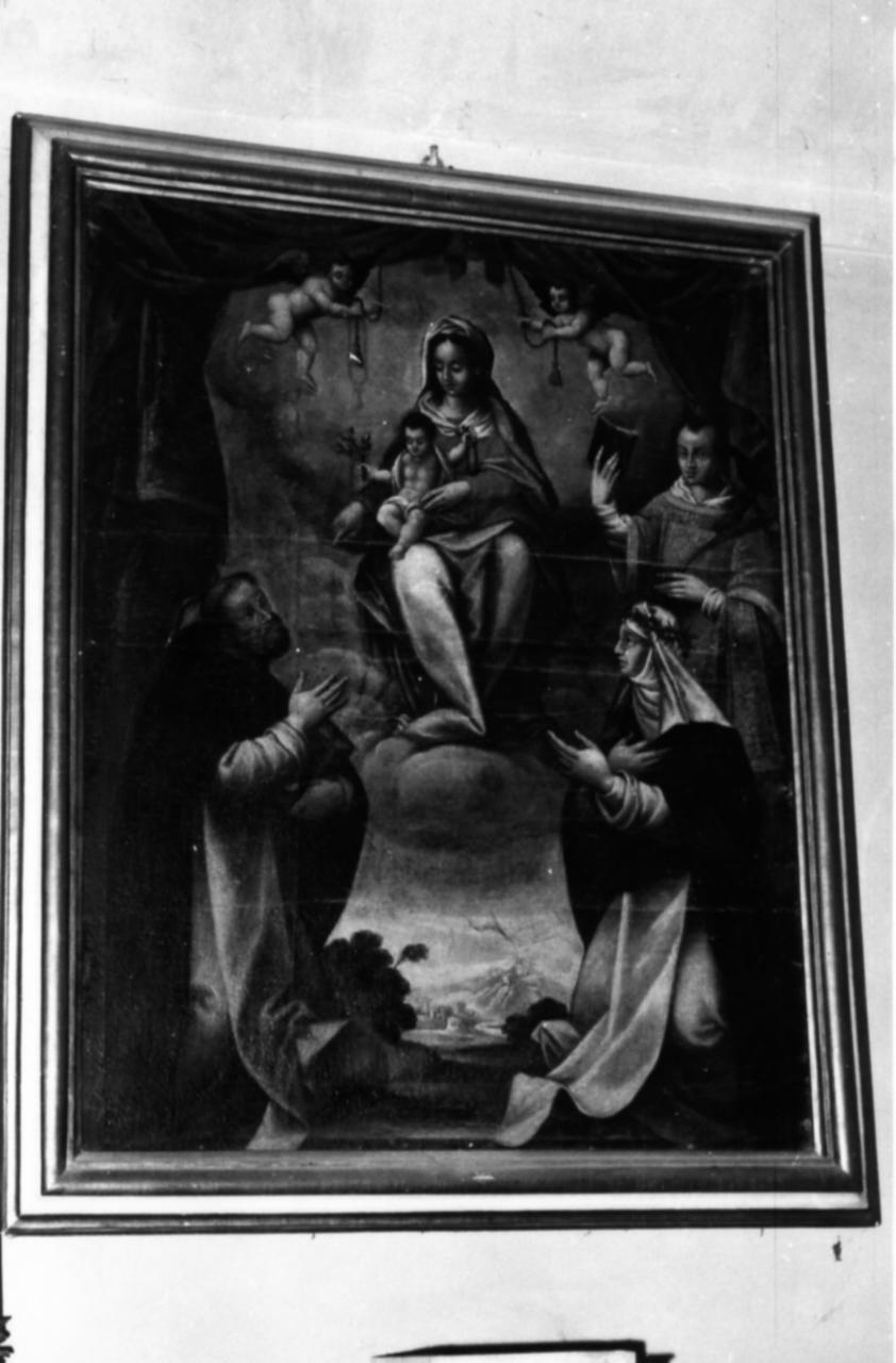 Madonna con Bambino e Santi (dipinto) - ambito modenese (metà sec. XVII)