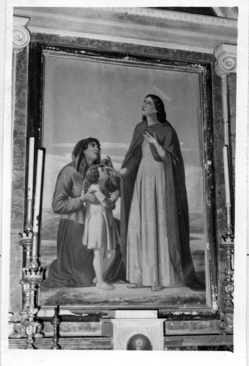 Santa Lucia (dipinto) di Mundici Geminiano (seconda metà sec. XIX)