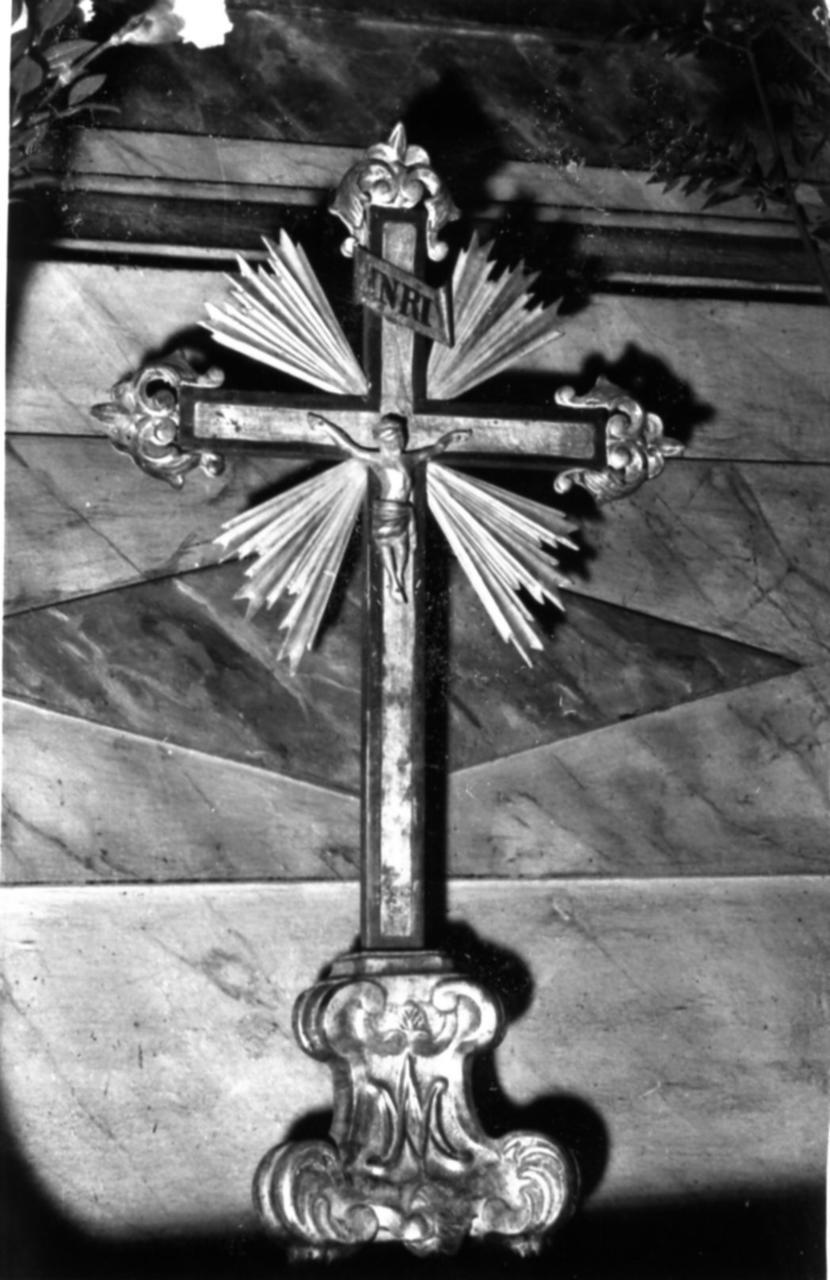 croce d'altare - bottega modenese (metà sec. XIX)