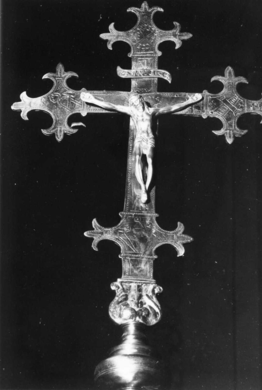 croce processionale - bottega emiliana (metà sec. XVII)