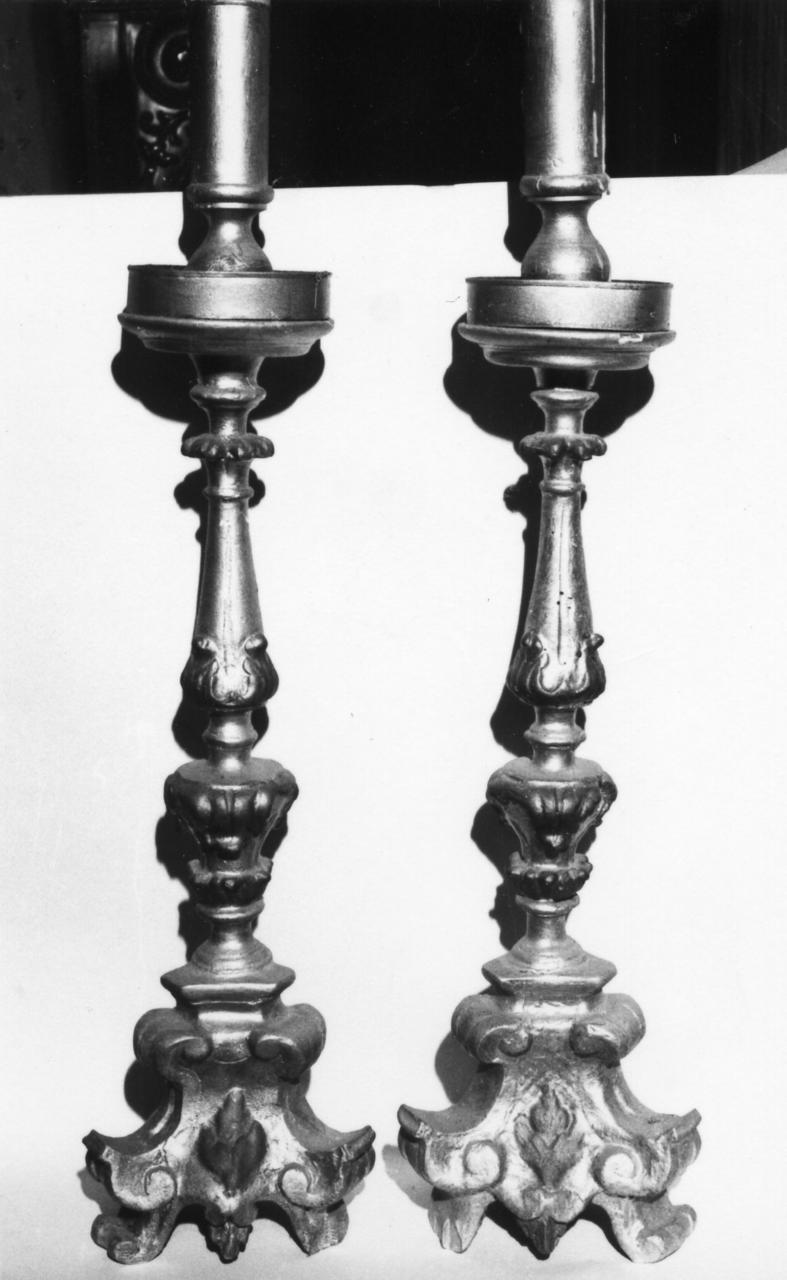 candeliere, serie - bottega emiliana (sec. XVIII)