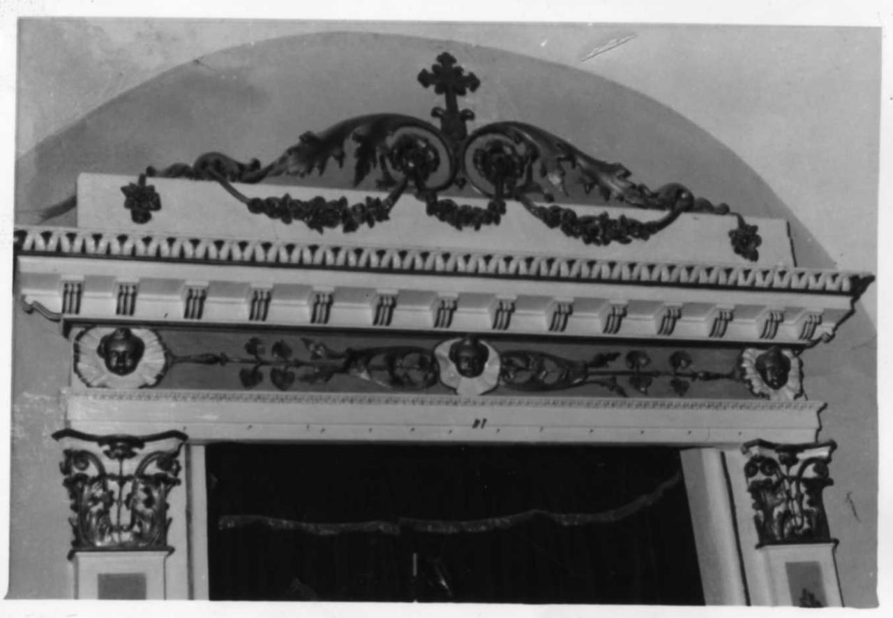 motivi decorativi architettonici (ancona) - bottega emiliana (prima metà sec. XIX)