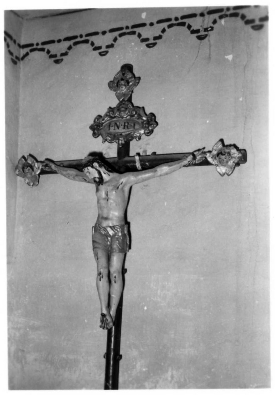 Cristo crocifisso (croce processionale) - bottega modenese (inizio sec. XVIII)