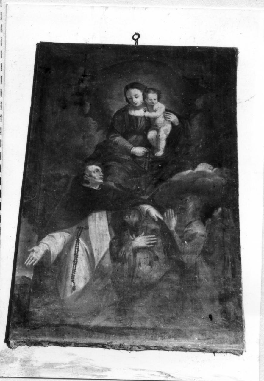 Madonna del Rosario con San Domenico (dipinto) - ambito modenese (metà sec. XVII)