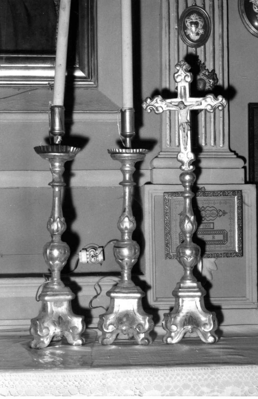 candeliere, serie - bottega reggiana (sec. XIX)