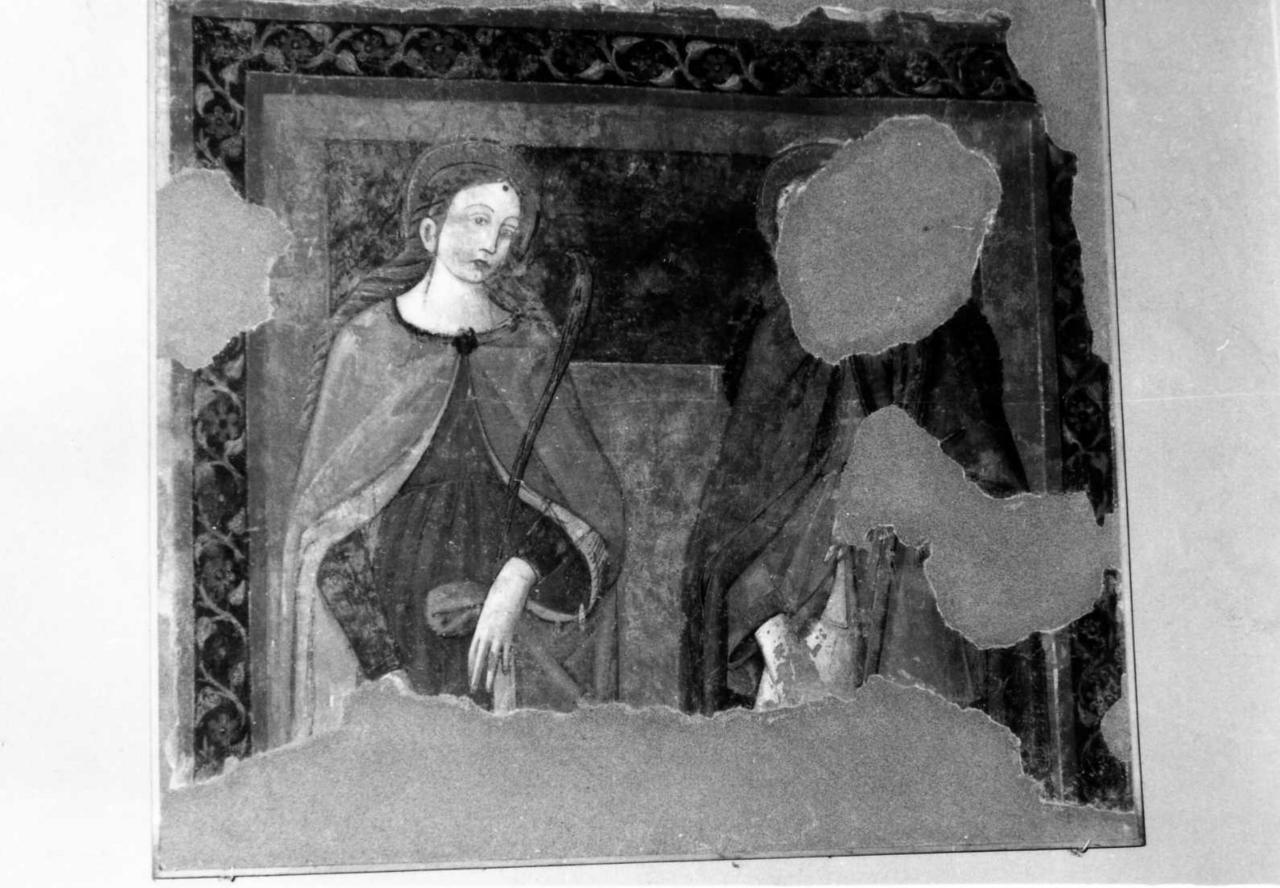 Santa Giustina e San Cipriano (dipinto) - ambito emiliano (seconda metà sec. XV)