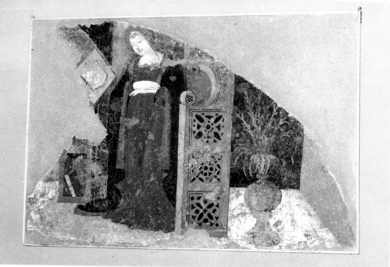 Madonna annunciata (dipinto) - ambito emiliano (seconda metà sec. XV)