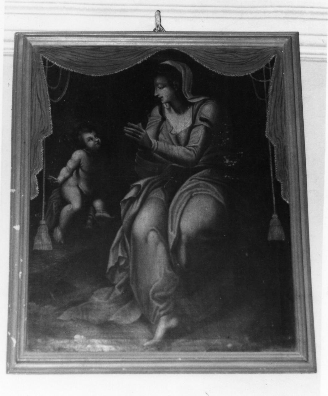 Madonna della Ghiara, Madonna con Bambino (dipinto) - ambito reggiano (sec. XVII)