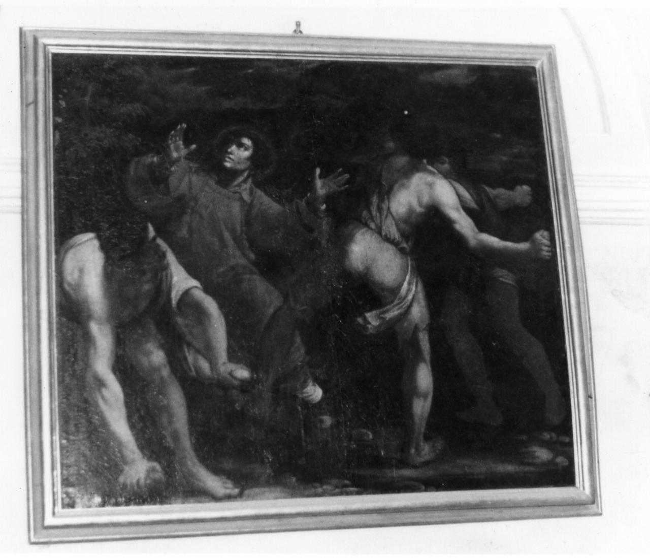 lapidazione di Santo Stefano (dipinto) - ambito emiliano (sec. XVII)