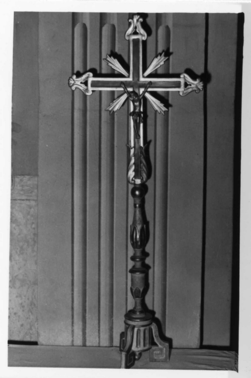 Cristo crocifisso (croce d'altare) - bottega reggiana (inizio sec. XIX)