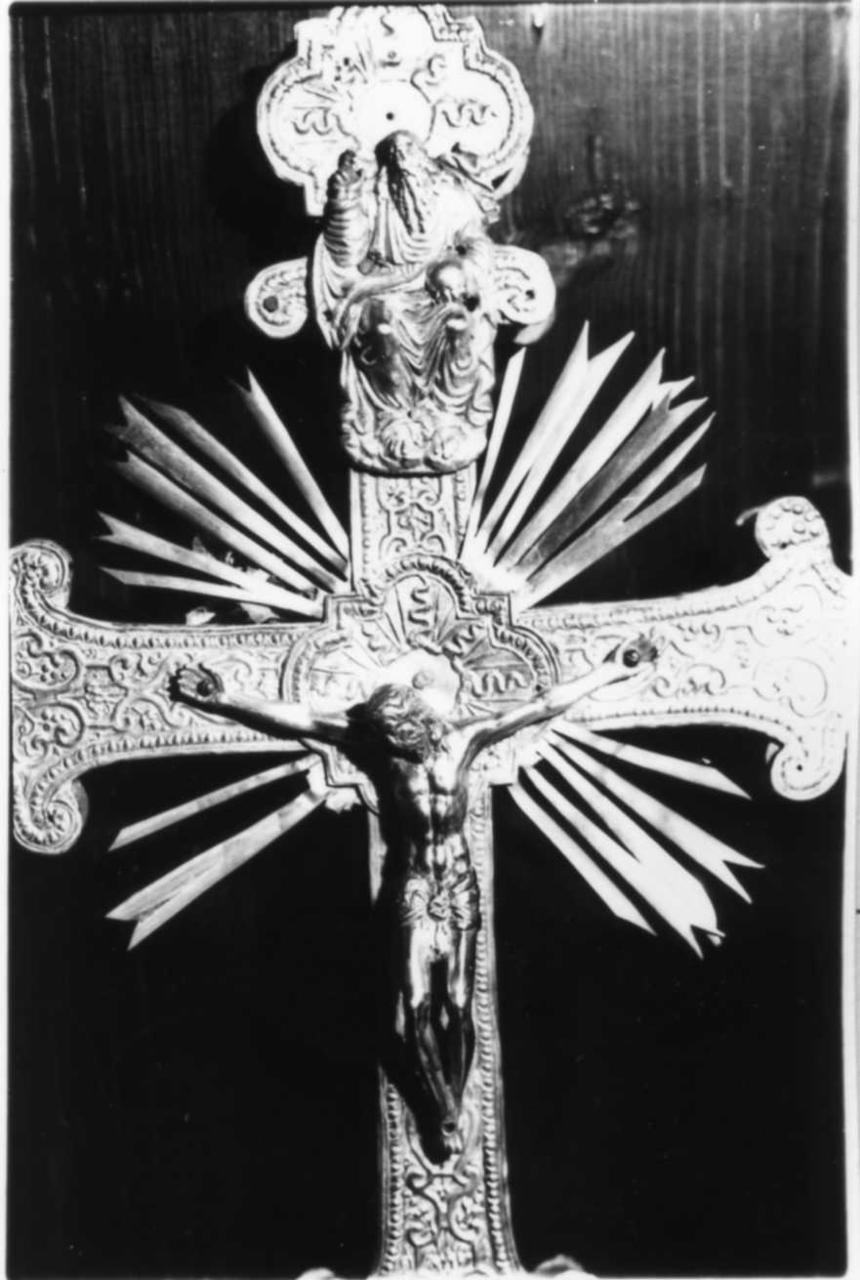 Cristo crocifisso (croce processionale) - bottega reggiana (seconda metà sec. XVI)