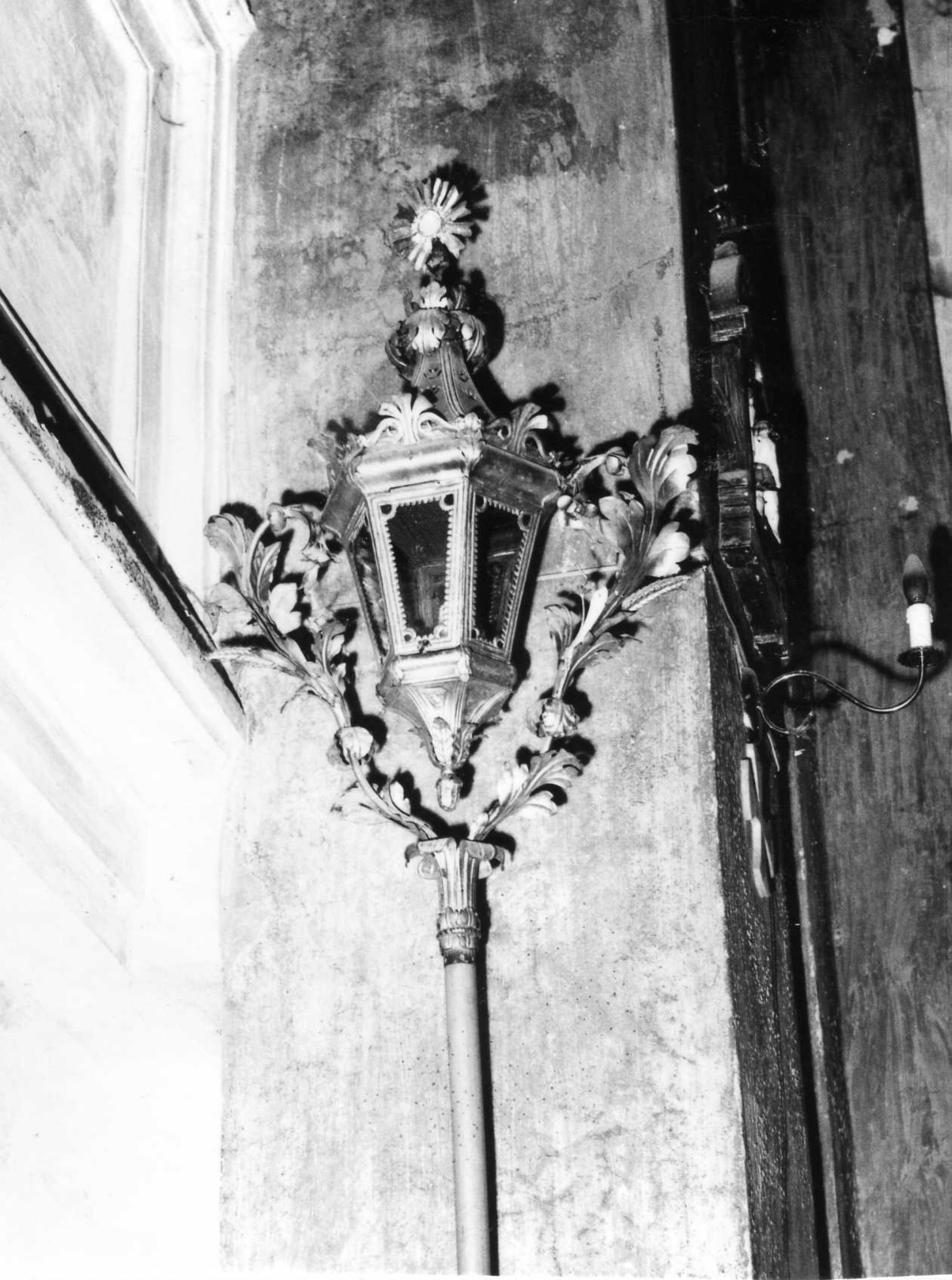 lanterna processionale, serie - bottega emiliana (metà sec. XIX)