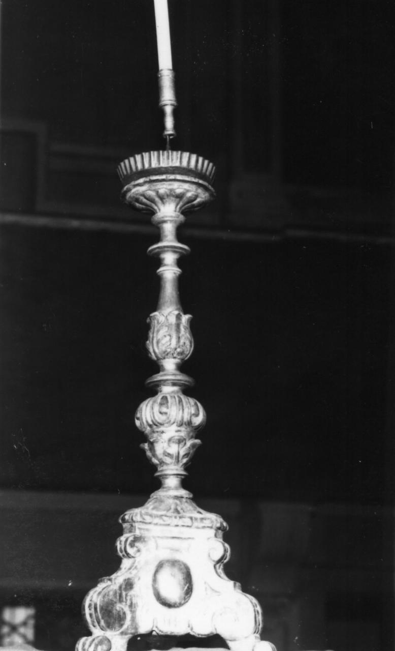 candeliere, serie - bottega emiliana (seconda metà sec. XVII)
