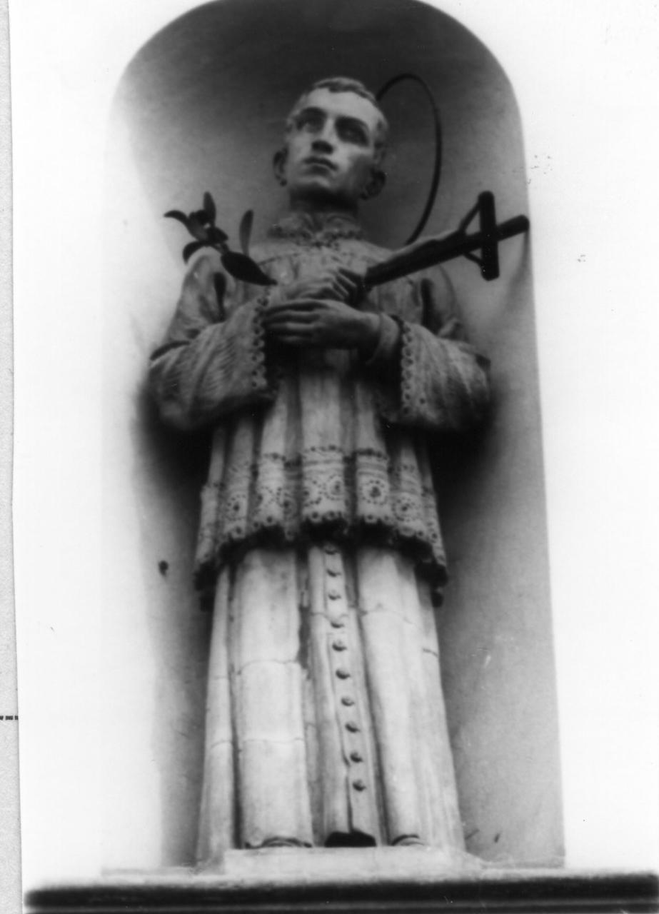 San Luigi Gonzaga (statua) di Mozzali Andrea (sec. XX)