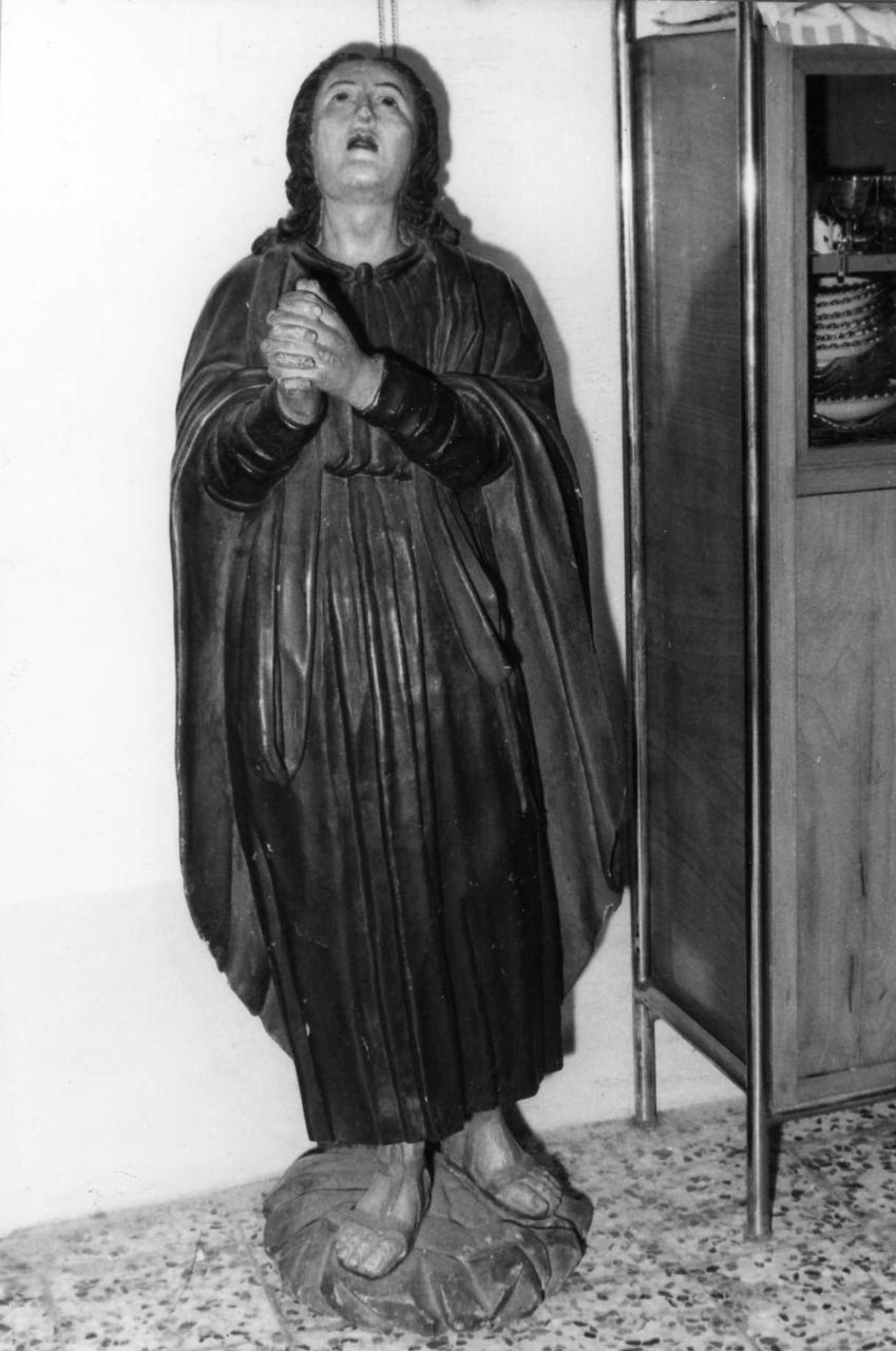 San Giovanni Evangelista (statua) - bottega emiliana (fine/inizio secc. XVI/ XVII)
