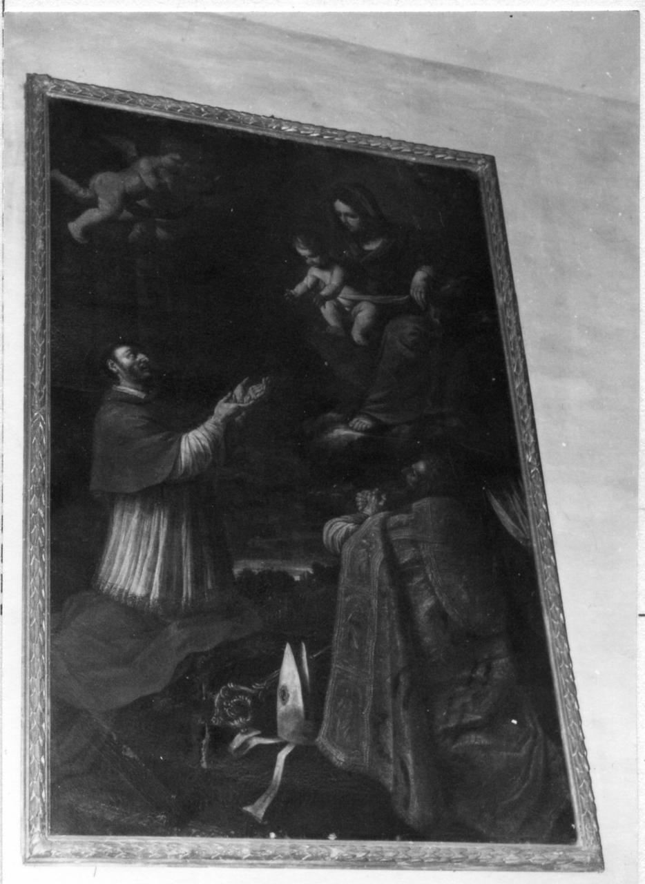 Madonna con Bambino e Santi (dipinto) di Bolognini Giovanni Battista il Vecchio (sec. XVII)