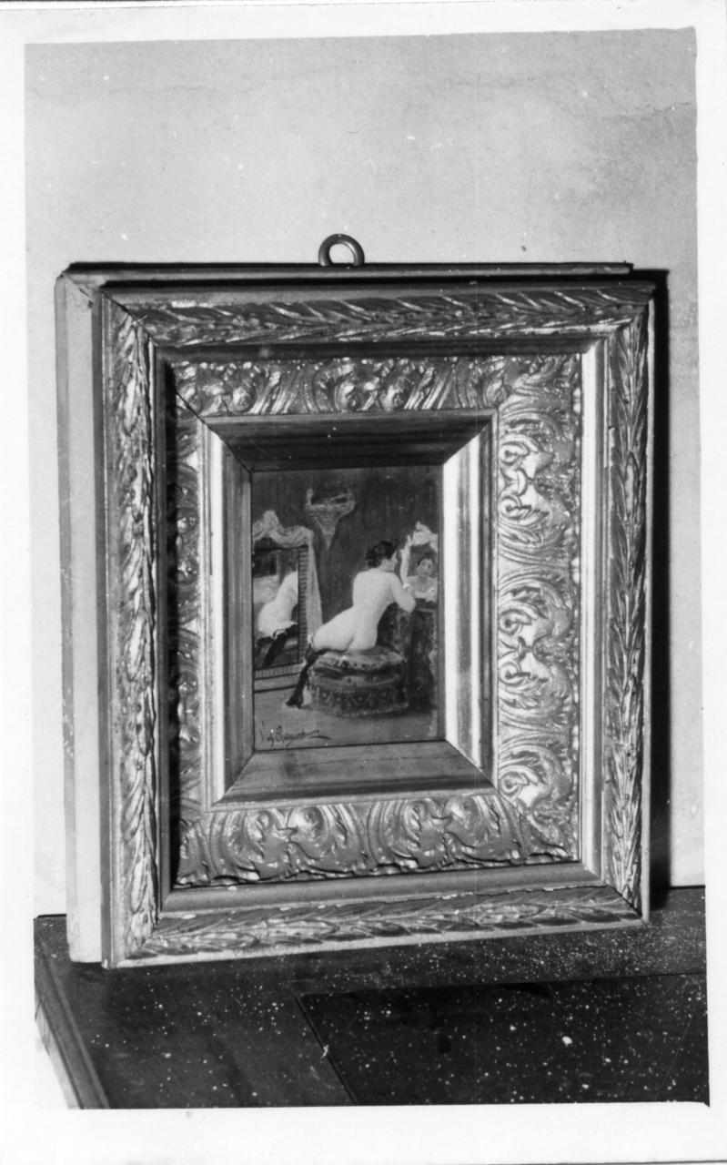 toilette di una signora (dipinto) di Croegaert Georges (inizio sec. XX)