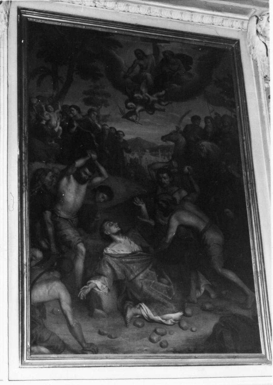 lapidazione di Santo Stefano (dipinto) di Zatti Carlo (sec. XIX)