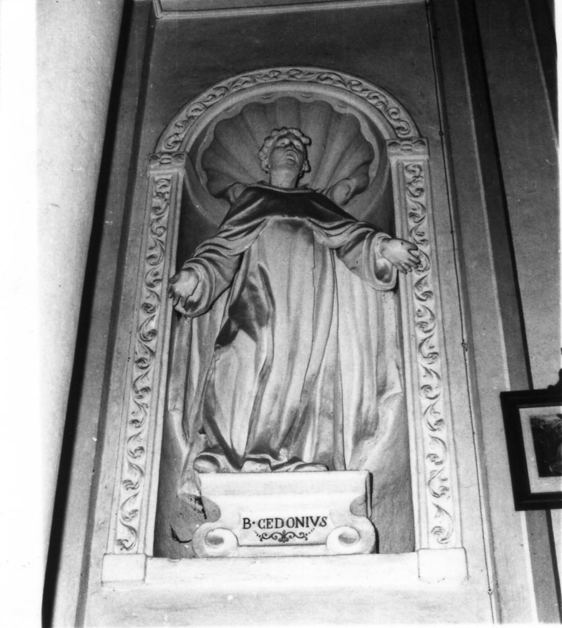 Beato Cedonio da Bologna (statua) - bottega emiliano-lombarda (seconda metà sec. XVII)