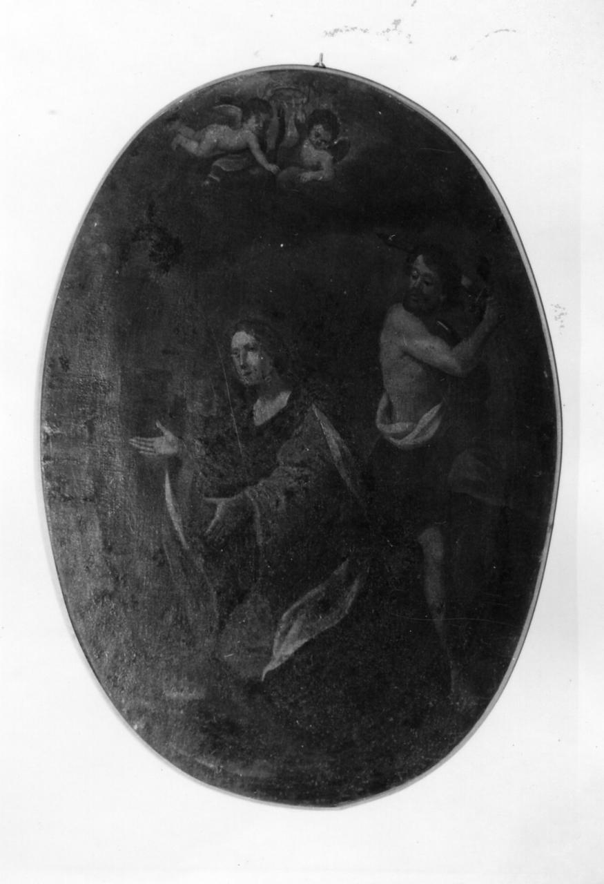 martirio di Santa Caterina d'Alessandria (dipinto) - ambito emiliano (prima metà sec. XVIII)
