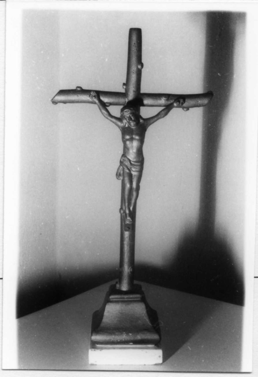 Cristo crocifisso (croce da tavolo) - bottega italiana (sec. XIX)